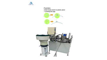 Fully automatic coated plastic hanger manufacturing machine