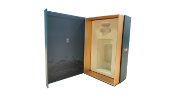 book shaped wine box