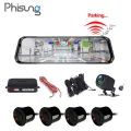 Phisung H50P 9.66"Streaming Car Mirror DVR Camera w/ Radar Parking Sensor systems FHD1080P night vision video registrator