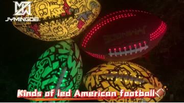 kinds of glow in the dark american football