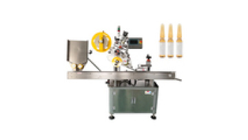 Horizontal Type Cosmetic Ampoule Sticker Labeling Machine1