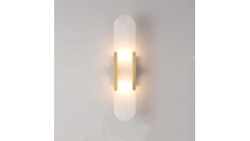 Elegant Marble-Style Indoor Wall Lamp for Bedroom and Corridor1