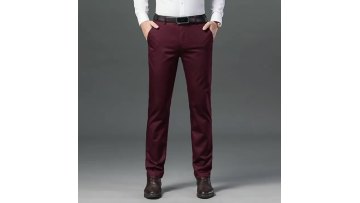 Wholesale Hot Sale Slim Stripe Trousers Formal Men's Pants Casual Pencil Trousers1