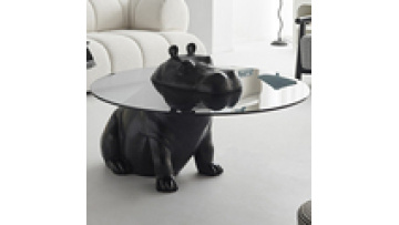 Luxury Gold Stainless Steel Round Shape Pedestal Marble Dining Table Coffee Table1