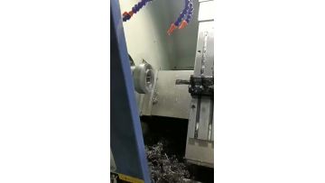 Linear rolling guide slant bed cnc machine