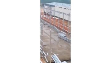 Prefabricated steel structure workshop metal warehouse shed building PRV3