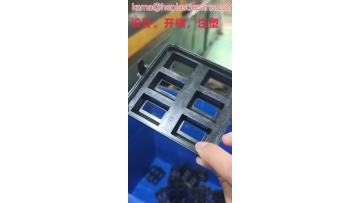 Black injection plastic parts