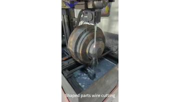 Wire cutting of titanium material