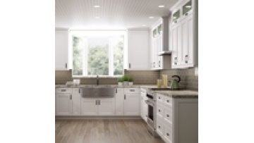 Free 2D & 3D Kitchen Cabinet Design: Modular Shaker Cupboards with Countertops for Sale1