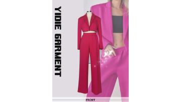 Plain Cropped Blazer