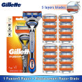 Gillette Fusion 5 Safety Razor Shaving Machine Face Shaver Cassettes For Men Manual Shave Case For Beard With Blades Shavette