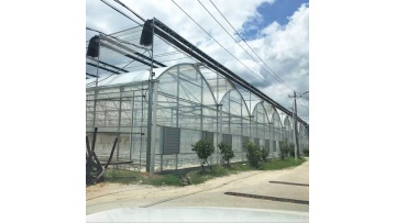Arched Glass Greenhouse