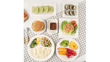 Biodegradable Compostable Sugarcane Bagasse Pulp Molding Disposable Packaging Paper Tableware Plate Eco-Friendly Dispostable Products1