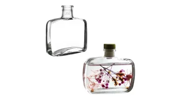 Luxury 100ml 200ml 375ml Square Glass Reed Diffuser Bottle for Aroma Oil Fragrance with Custom Logo for Home Decoration1