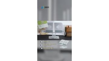  F10 Rotatable Metal Stand Dual‑Use For Book Reading & Laptop