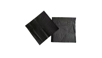 BODA black paper napkin