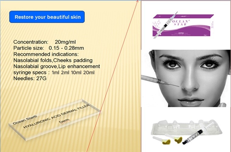 Ocean Star HyaluronicAcid DermalFiller For Face Butt Breast