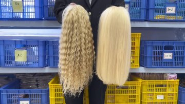 Wholesale short blonde lace front wig vendors transparent lacefront wigs 613 virgin hair frontal lace bob wig human hair1