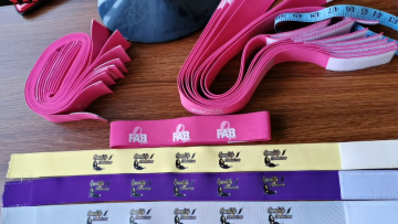 Repeat Logo Adjustable Custom Elastic Band for Lace Hair Lace Melt Band Designer Elastic Bands for Wig with free logo1