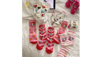 Cartoon socks tube socks
