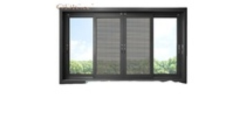 Aluminum Alloy Thermal Break System Double Tempered Glass Sliding Window1