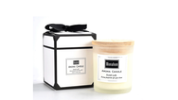 High Quality Wholesale Custom Logo Empty Aroma Glass Candle Jar Luxury Candle Holder with Packaging1