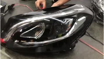 mercedes b class headlights