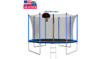 USA stock Outdoor 10ft 12ft Trampoline with ASTM CPC Approved trampoline1