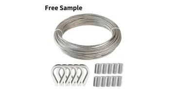 AISI 304 316 Stainless Steel Wire Rope 7*19-24 mm1