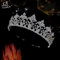 Fashion Bridal Headwear Ladies ASNORA Luxury Crystal Crown Headband Wedding Hair Accessories Wedding Accessories