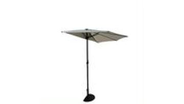 Wholesale 2.7M 9FT Garden Special Design Half Round Sun Umbrella1