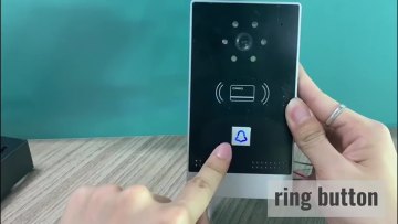 Mingke Hot Sales 720p Video Doorphone IP Wire System 100-240V 2PCS Indoor Monitors1