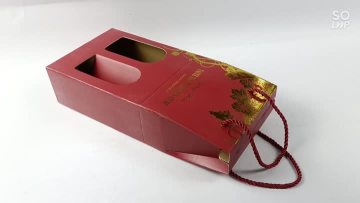 double wine packaging gift box