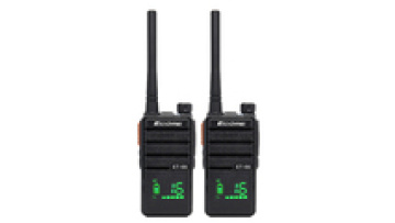 ETMY ET-66  UHF Walkie Talkie 16 Channels Portable Two Ways Radio with Functional Key1