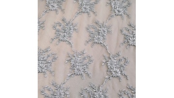 summer maxi dress 3d  beaded pearl franch pattern tulle indian bridal embroidered lace fabric1
