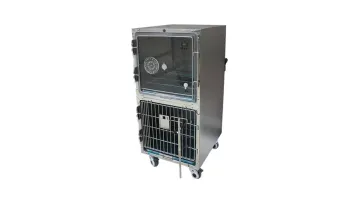 Vet Clinic Veterinary Hospital Stainless Steel Intensive Care Unit Cat Dog Dogs ICU Oxygen Cage Cages with Temperature for Pet1