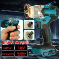 18V 520Nm Electric Brushless Impact Wrench Rechargeable 1/2 Socket Cordless Wrench Power Tool For Makita Battery DTW285Z