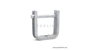 ANSIIEEE C135.20 Spool Insulator Deadend Clevis D Iron Bracket for poleline hardware