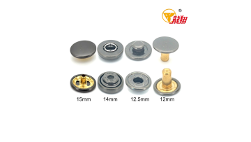 451# Multi-Size Brass Snap Fastener Set