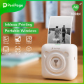 PeriPage 304dpi White Label Receipt Photo Wireless Mini Portable Thermal Bluetooth Printer A6