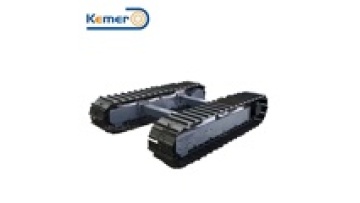 Factory Single tooth plate track chassis with hydraulic motor for excavator crushers and drilling rig1