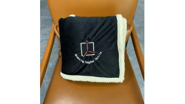 embroider logo blanket