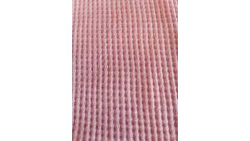 cvc small waffle check fabric