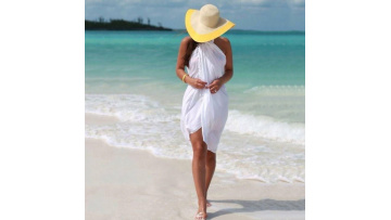 Womens Semi-Sheer Swimwear Cover Ups 