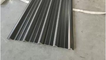 GTRAPEZOIDAL TYPE GREY PVC ROOF SHEET