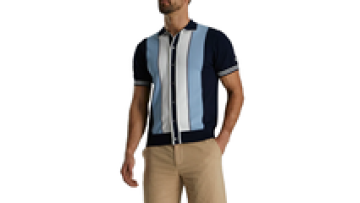 Custom Long Sleeve Breathable Button Up Ribbed Neck T Shirt Printing Polo Shirts for Men1