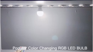 In Stock Popular Color Changing RGB Bulb With Remote Control Dimmable LED Bulb 7W 600LM CE ROHS1