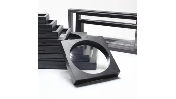 3D floating frame  jewelry display box plastic suspension frame gem box packaging recycled jewelry packing1
