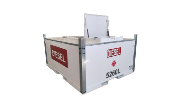 Portable diesel fuel tank