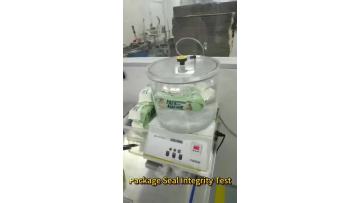 JR wet wipes package seal integrity test